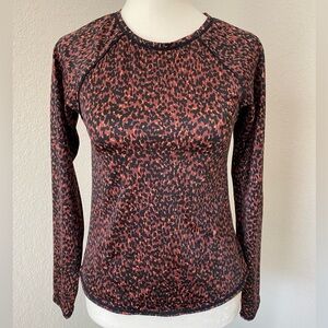 NWOT Leopard Rash Guard